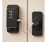 Qwrqwr Password Fridge Lock, Child Proof Safety Locks for Fridge, Cabinets, Drawers, Closets, Windows and Doors, No Drill No Tools Self Adhesive Baby Anti-Toddler Lock