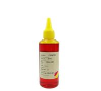 QWsdR 4 Bottles 100ML Refill Ink Compatible With Various Cartridges Dye Ink Photo Ink For Desktop Printers(Yellow)