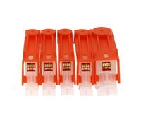 QWsdR 5 Pack 5 Color Refillable Ink Cartridges Compatible With PGI-125 CLI-126 With ARC Chips Compatible With IP4810 IX6510 MG5210 MG6110
