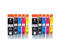 QWsdR Compatible Ink Cartridge Set Compatible With 33XL 33 T3351 T3361 Expression XP 530 540 630 640 635 645 830 900 Printers 1 To 10 Pack(T3351-T3364 2set)