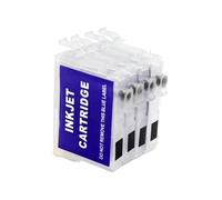 QWsdR Empty Refillable Ink Cartridge No Chip Compatible With T1971 T1962 T1963 T1964 Compatible With Expression XP-101 201 211 401 204 104 214 411 WF-2532