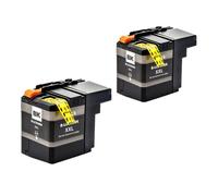 QWsdR Ink Cartridge LC505 LC509 505 LC509XXL 505XXL Compatible With DCP-J100 DCP-J105 MFC-J200(2PCS BLACK)
