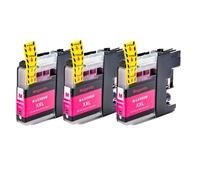 QWsdR Ink Cartridge LC505 LC509 505 LC509XXL 505XXL Compatible With DCP-J100 DCP-J105 MFC-J200(3PCS MAGENTA)