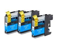 QWsdR Ink Cartridge LC505 LC509 505 LC509XXL 505XXL Compatible With DCP-J100 DCP-J105 MFC-J200(3PCS CYAN)