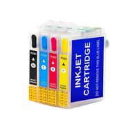 QWsdR Refillable Ink Cartridge Compatible With T1281 T1282 T1283 T1284 With Auto Reset Chip Compatible With S22 SX125 SX130 SX235W SX420W SX440W