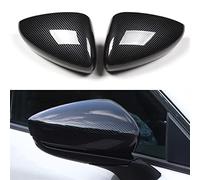 Qwtdaya Mirror Housing For Mazda 3 BP 2019 2020 2021 2022 2023 Car Side Rearview Mirror Cap Trim Cover Shell Protective Cover Replacement Covers for Car Mirrors (Color : Carbon fiber pattern)