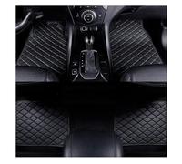 QWTYAFDD 4pcs Leather Car Floor Mats,for Kia Ceed Proceed XCeed SW GT 2018-2023 2024 Waterproof Non-Slip Floor Liners Carpet Custom All Weather Interior Foot Pads,A All-Black