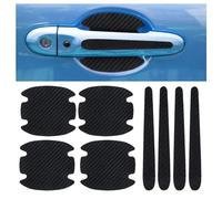 QWTYAFDD 8-Pack Car Door Handle Sticker Protector, for Audi Q7 2006-2024 2025 Door Handle Bowl Sticker Anti-Scratch Door Side Handle Paint Protector