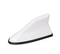 QWTYAFDD Car Aerial Antenna,for Ford Fiesta MK8 ST 2017-2023 2024 Roof Style Shark Fin Antenna Radio Signal Aerials Universial for Most Cars,A white