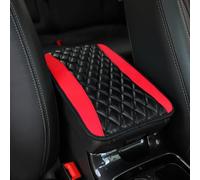 QWTYAFDD Car Armrest Cover,for Ford Focus ST-Line MK4 2019-2023 Car Center Console Cover Car Arm Rest Seat Storage Box Mat Universal Waterproof Interior Protection,B Red