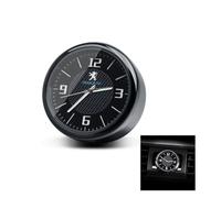 QWTYAFDD Car Clock,for Peugeot 308/408/508/2008/4008/5008/206/207/301 Air Vent Dashboard Stick on Clock Easy To Read Time for Automotive Boat Bike Home Decoration Universal