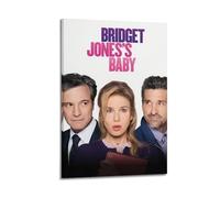 QWUQEYERUWEY Bridget Jones's Baby Movie Posters Stylish Print Poster Aesthetic Wall Art Decor Vintage Canvas Decorative Painting Poster Living Room Bed Room Derector 24x36inch(60x90cm) Frame-style