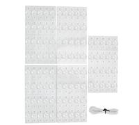 QWUUYEC 3V SMD Lamp Beads, Plastic Round LED, 100Pcs for 32-65in TV Backlight Repair - High Brightness, Energy Efficient, Easy Installation