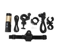 QWUUYEC 4K Action Camera Bike Motorcycle Helmet Camera 120 Degree Wide Angle Oro - Anti Shake, Long Battery Life, Suitable for Outdoor Sports (Oro)