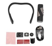 QWUUYEC 5K 30FPS Head Mounted Camera, 30MP Wearable Video Camcorder, 130 Degree Wide Angle, 1600mAh Battery - Anti Shake Technology, Wireless Hotspot, Ideal for Vlogging and Sports