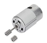 QWUUYEC 6V RS550 High Speed Micro Motor, Compact Durable Electric Toy Car Motor with Strong Power and Low Noise -, High Torque, Ideal for Children Motorcycles (6V550-10000 rpm)