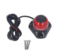 QWUUYEC Boat Navigation Light LED, Foldable Stern Light, 3W Red, IP67 Waterproof, DC10-30V, 360° Coverage, 2NM Visibility - Durable PC Shell, Low Power Consumption, Marine Safety