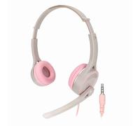 QWUUYEC Children's Folding Headset - Stereo Sound with Share Port for Music Sharing, Comfortable Fit, and Easy Carrying for Kids on the Go