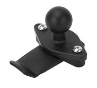 QWUUYEC Dashboard GPS Back Mount Clip Holder with 1 Inch Ball Head, Nylon Aluminum Alloy - Anti Shake Stability, Full Motion Rotation, Ideal for Motorcycle and Off Road Use