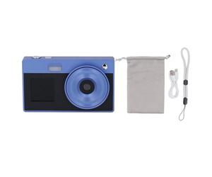 QWUUYEC Dual Screen Digital Camera, Portable Selfie Camera, 48MP, 16X, 2.4'' & 1.4'' Screens - HD Imaging, Rechargeable Design, for Beginners (Sin tarjeta de memoria)