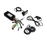 QWUUYEC Electric Bike Conversion Controller Kit, Power Assist Sensor with 3 Modes, 9 Tube Sine Wave, Panel, Aluminum Alloy Shell - High Compatibility, Self Learning Function, Ideal for