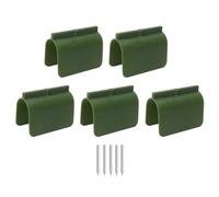 QWUUYEC Electrical Outlet Marker Drywall Installation Tool 5Pcs, ABS Plastic Wire Protection, Accurate Drywall Marking - Easy Installation, Durable Material, Single Gang Box Use (Green)
