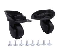 QWUUYEC Luggage Suitcase Wheels, Replacement Trunk Wheels Pair, Wear Resist Black - Ultra Quiet Operation, Shock Absorbing Design, Easy Installation for Travel