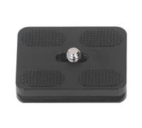 QWUUYEC Quick Release Plate - Universal 1/4 Inch Screw, Anti - Slip Aluminum Alloy, CNC Machined Durability, Compatible with CAMBOFOTO JUSINO TRIOPO, Lightweight & Strong