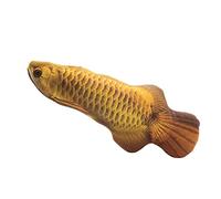 QWUUYEC Realistic Plush Simulation Doll Fish Cat Toy, Soft Chewable Catnip Supplies for Cats, 20-60cm - Interactive Pet Fun, Stress Relief, Stimulates Play for Kittens and Cats (40cm)