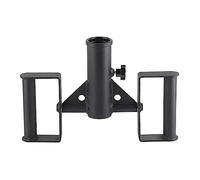 QWUUYEC Shoulder Press Attachment T Bar Row Landmine Handle for 52mm Barbell Bar - Durable Iron Construction, 360 Degree Rotating Grips, Versatile Muscle Training Tool