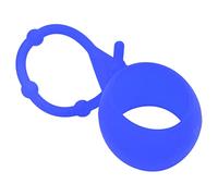 QWUUYEC Silicone Golf Ball Holder Soft Protective Cover, Fall Resistant, Keyring Backpack Waist Carry - Food Grade Material, Adjustable Knots, Easy to Wear and Carry (Blue)