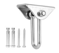 QWUUYEC Stainless Steel U Type Suspension Swing Hanger Hook Fixed Plate, Heavy Duty, Corrosion Resistant, 450kg Capacity - Easy Installation, Versatile Use for Hammocks, Hanging Chairs,