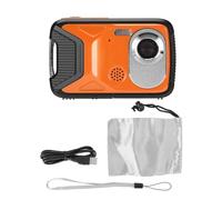 QWUUYEC Underwater Camera 21MP 2.8 Inch HD Screen 16.4ft Waterproof Digital Camera Blue - Shakeproof, Face Detection, Panoramic for Diving and Swimming (Orange)