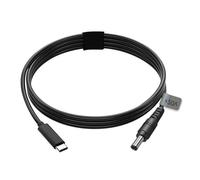 QWUUYEC USB Type C to DC Power Cable 15M 49.2FT, 5.5x2.1mm Interface, 100W PD Power Source - Portable 20V 5A Output, Wide Compatibility, Ideal for Laptops and Devices