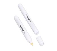 QWUUYEC White Marker 3.0mm Tip, Odorless Waterproof Paint Pen, 2 Pieces - Quick Drying, Opaque Coverage, Ideal for Painting and Sketching