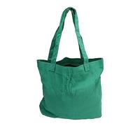 QWUUYEC Yoga Mat Carrier Tote Bag, Canvas 2 Layer Shoulder Bag with Zipper - Durable Storage, Multiple Uses, Ideal for Yoga and Daily Carry (Green)
