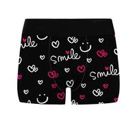 QWUVEDS Men's Boxer Shorts Women and Men Valentine's Day Print Plus Size Boxer Underpants Mid High Waist Physiological Underwear Bikini, Black, M