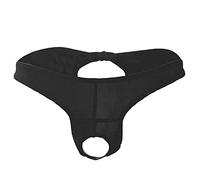 QWUVEDS Men's Underwear, Sexy Transparent Briefs, White, S, M, L, XL, Cotton, Hand Wash Only, Perfect for Adult Men, Romantic Occasions