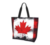 Qwvbn Canadian flag Prints Women'S Single-Shoulder Shopping Bag Spacious Stylish Design Perfect For Daily Commutes And Shopping.
