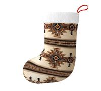 Qwvbn Christmas decoration stockings Native American Painting Prints holiday accessories soft touch for holiday parties Christmas tree fireplace
