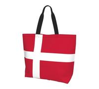 Qwvbn Danish flag Prints Women'S Single-Shoulder Shopping Bag Spacious Stylish Design Perfect For Daily Commutes And Shopping.