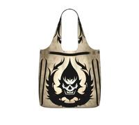 Qwvbn Devil Satan Prints Packable shopping bag | Foldable shopping bag, suitable for shopping and home use.