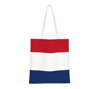 Qwvbn Dutch Flag Canvas Tote Bags Are Reusable And Suitable For Shopping, Going To School, Going To Work, Etc.