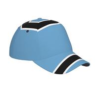 Qwvbn Flag of Botswana Fashionable Baseball Cap with Adjustable Design, Suitable for Running, Exercise, and Outdoor Sports. Black