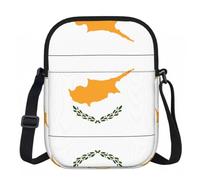Qwvbn Flag of Cyprus Prints Zipper crossbody bag