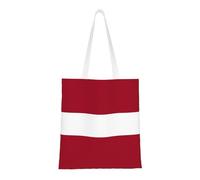 Qwvbn Flag Of Latvia Canvas Tote Bags Are Reusable And Suitable For Shopping, Going To School, Going To Work, Etc.