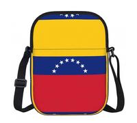 Qwvbn Flag of Venezuela Prints Zipper crossbody bag