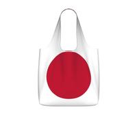 Qwvbn Japanese flag Prints Packable shopping bag | Foldable shopping bag, suitable for shopping and home use.