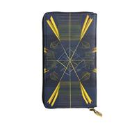 Qwvbn Multidimensional Space Prints Leather Long Clutch Wallet for Storing Cash Checks, and Mobile Phones Suitable for Both Men and Women.