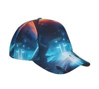 Qwvbn Science Fiction Future Fashionable Baseball Cap with Adjustable Design, Suitable for Running, Exercise, and Outdoor Sports. Black